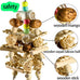 Natural Wooden Parrot Toy for Small to Medium Parrots with Safe Chewing Materials and Multi-Sensory Stimulation