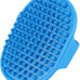 Nvnan 2-in-1 pet grooming gloves for dogs & cats, premium silicone nubs, adjustable wristband, blue, 2-pack