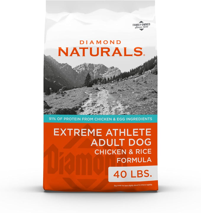 Diamond Naturals Chicken & Rice Dry Dog Food, 40 lb