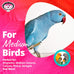 super bird creations sb669 wicker foraging basket bird toy for medium parrots, 10” x 4” x 5”