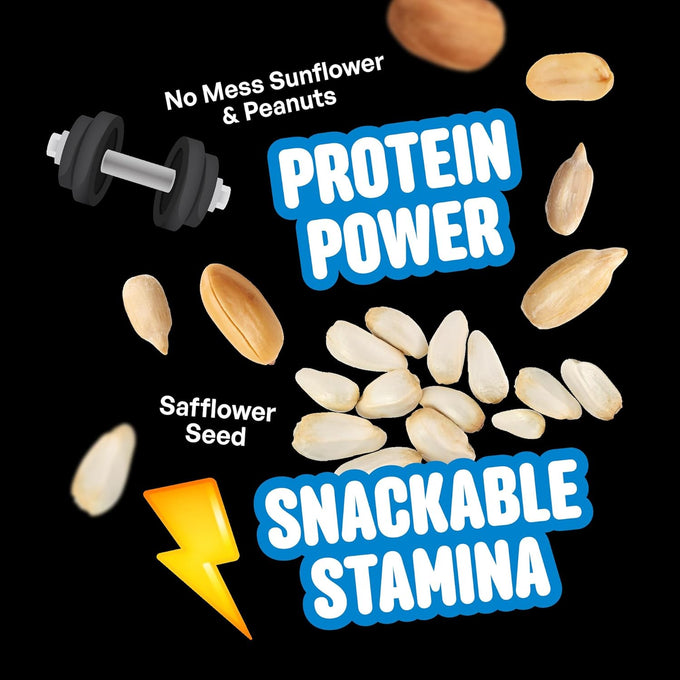 Cool Birds Safflower sunflower hearts peanuts 10 lb wild bird seed no corn milo millet outside feeders gourmet bird food