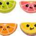 Catstages 4-pack Dental Fruit Wedges soft and textured catnip chew toys for adult cats and kittens