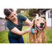 Aquapaw dog bath brush pro & shower attachment - large silicone rubber - 8ft hose attachment & shower wand for pet bathing