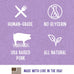 Full Moon Natural Cut Pork Jerky 10 oz Healthy All Natural Dog Treats Human Grade Grain Free Made in USA