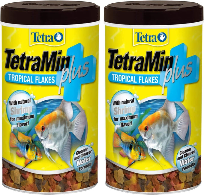 TetraMin Plus Tropical Flakes, 7.06 Ounce, Cleaner Water Formula for All Tropical Fish