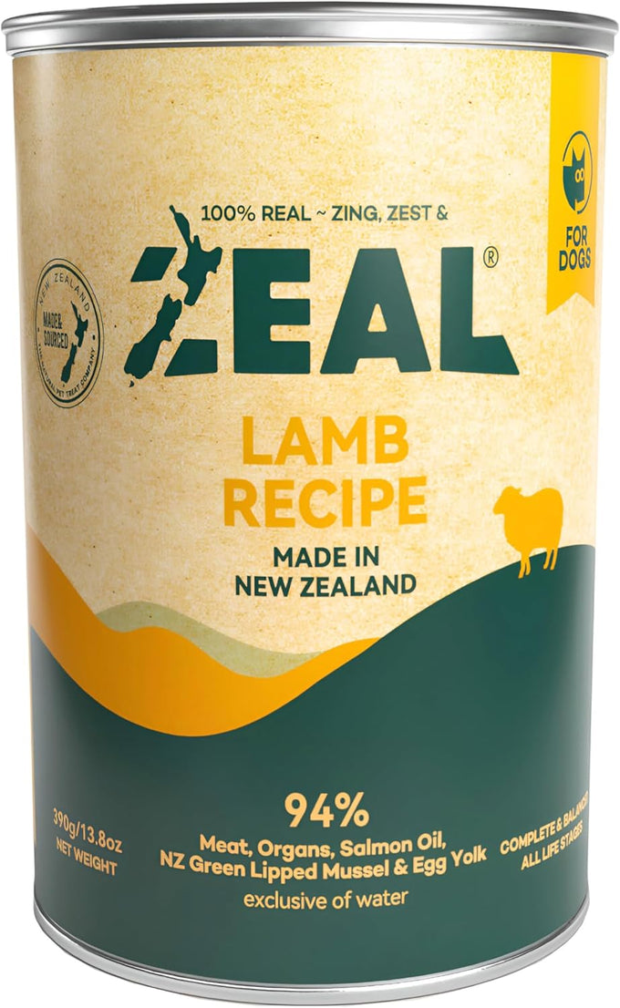 ZEAL Canned Wet Dog Food - High Protein, Grain-Free
