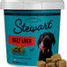 stewart 100% beef liver dog treats 4 oz tub freeze dried raw single ingredient grain free training treats or meal topper