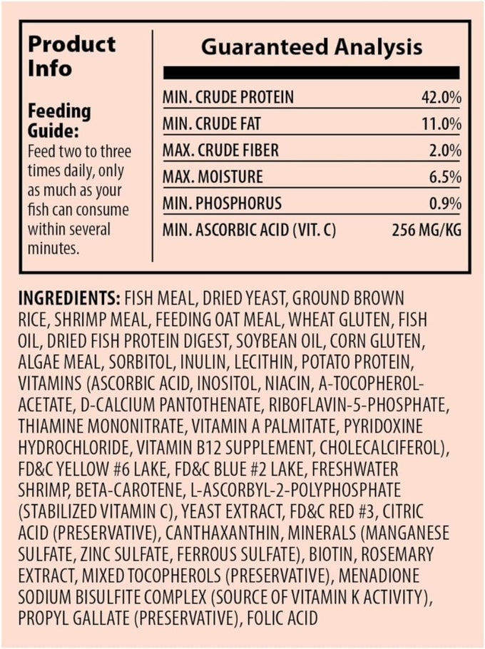Tetra Goldfish Flakes, nutritionally balanced diet for tropical aquarium fish, vitamin C enriched, 7.06 oz, USA made