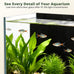 2.5 Gallon Small Fish Tank Aquarium Kit with Ultra-Clear Glass and LED Light for Desktop or Beginner Use