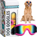 Laser Dog Sunglasses with UV Wind Dust Fog Protection for Medium or Large Pets