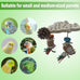 Parrot wooden toys with natural corn sticks and pine cones, fun bird cage accessories for parakeets and similar birds