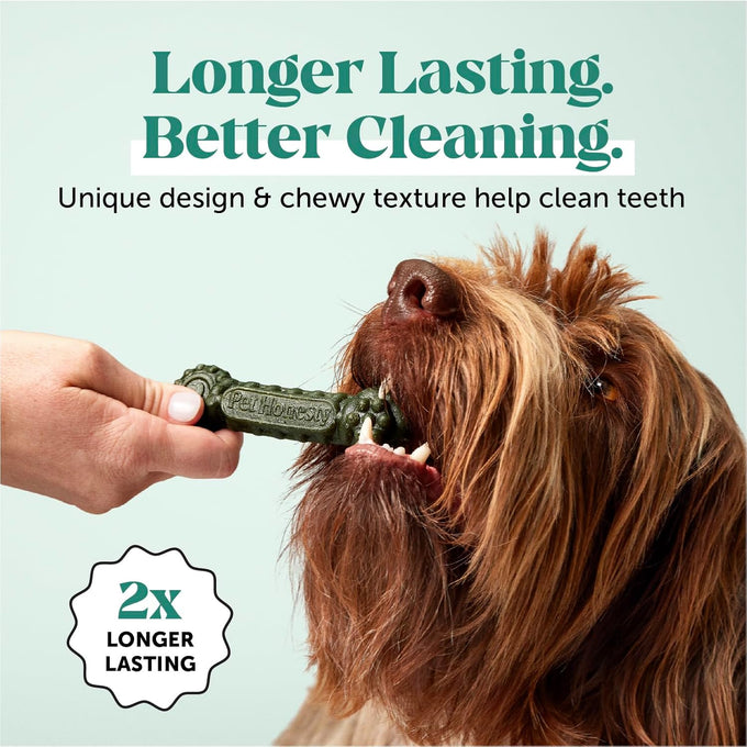 Pet Honesty Brush Buddies All Natural Dog Dental Treats, Long Lasting, Teeth Cleaner