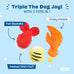 Barkbox The Maine Event Dog Toy Bundle - Plush Toys for Medium to Large Dogs with Squeakers
