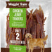 Waggin' Train Chicken Jerky Dog Treats, Made with 100% Real Chicken Breasts, 2 All-Natural Ingredients, High Protein, Easily Digestible for Big or Small Dogs