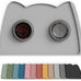 Erythrinus OHMO Silicone Pet Feeding Mat, Waterproof Dog Water Bowl Tray, Non-Skid, Easy Clean, Dishwasher Safe
