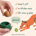 woof pupsicle long-lasting interactive dog ball toy for medium and large dogs 25-75 lbs