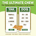 EcoKind Premium Gold Yak Cheese Himalayan Dog Chews for Small Dogs, High Protein, All Natural, Long-Lasting Chew