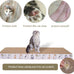 Cat Scratcher Toys set, 5-pack, reusable, double-sided, cardboard pad for indoor cats