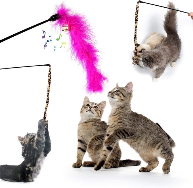 ailuki 35-pc cat toys kitten toys assortment variety catnip toy set for cat puppy kitty
