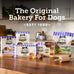Three Dog Bakery Blueberry Pancake Bites, Treats with Real Blueberries & Vanilla, Mess-Free Snacks for Dogs & Puppies