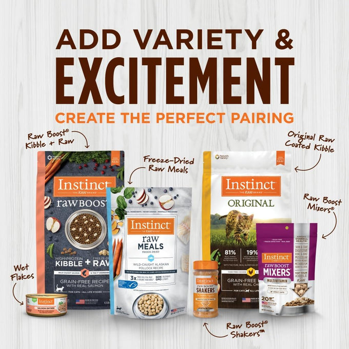 Instinct Flaked Entrée Wet Canned Cat Food Duck 5.5 Ounce Pack of 12 Grain Free High Protein