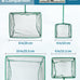 Pawfly 4-inch small aquarium fish net with braided metal handle and soft fine mesh for small fish tanks and ponds