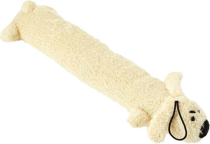 Multipet Original Loofa Dog Plush Toy, 12" extra soft plush squeaky toy for all dogs, random color surprise