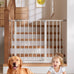 InnoTruth 29.5–40.75" baby gate with dual lock, 30" tall dog gates for doorways & hallways