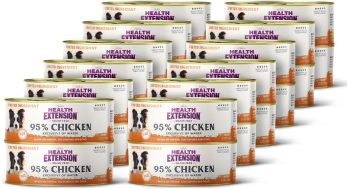 Health Extension 95% Chicken Grain-Free Wet Dog Food, 5.5 oz