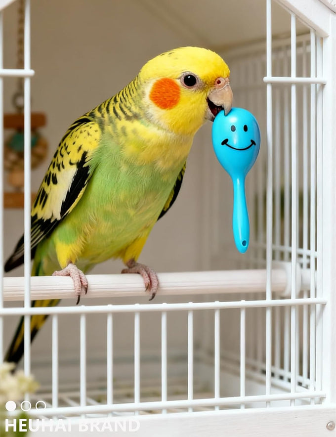 22-piece parakeet bird toy set with colorful bell and rattan balls, safe, non-toxic materials for small birds