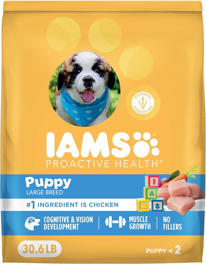 IAMS Proactive Health Large Breed Puppy Food, 30.6 Lb