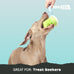Barkbox get ripped margrrrita super chewer tough dog chew toy for aggressive chewers with plush cover and rubber core - 2 fun toys in 1