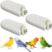pinvnby 4-piece bird perch stands for small to medium parrots, cockatiels, lovebirds, conures, and finches
