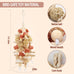 Parrot Chewing Toy 17.5 inches Natural Corn Cob Loofah Slices Rattan Balls Wood Beads