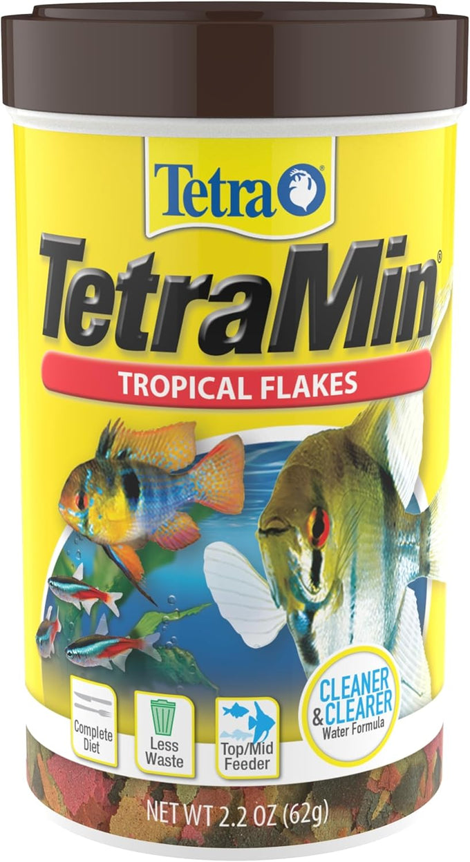 Tetra TetraMin Tropical Flakes 4.52 pounds, nutritionally balanced diet for tropical fish aquariums