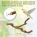 3PCS bird perch grape stick natural 100% safe non-toxic wild grapevine budgies cockatiels lovebirds
