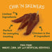 Pet 'n Shape Chik 'n Skewers - 100% Natural Grain Free Chicken Wrapped Rawhide Dog Chews, No Artificial Additives or Preservatives