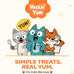 Single Ingredient Duck Bites Freeze Dried Cat Treats Grain-Free High Protein Healthy Training Snacks for Cats & Dogs 1 oz