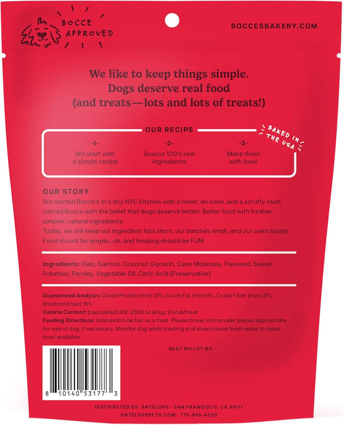 Bocce's Bakery Love Struck Valentine's Dog Treats - Wheat-Free, Natural Soft & Chewy Cookies, Baked in The USA, 6 oz