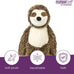 Multipet Sloth Dog Plush Toy, 10 inches, Squeaky, Extra Soft, Cuddling & Play
