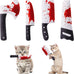 potaroma 4pcs cat toys knife-shaped kitte catnip crinkly sound indoor exercise for all cat breeds