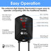 AquaMiracle 500W aquarium heater for 75-120 gallon tanks with dry-run protection and memory function