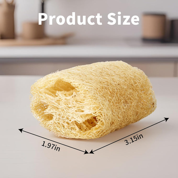 besnew natural loofah rabbit chew toys 100% edible for teeth health