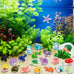 diydec 36pcs ocean resin animals tiny sea animals figurines aquarium ornaments