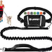 Lanney Hands-Free Dog Leash for Medium Large Dogs with Zipper Dual Handle and Retractable Bungee