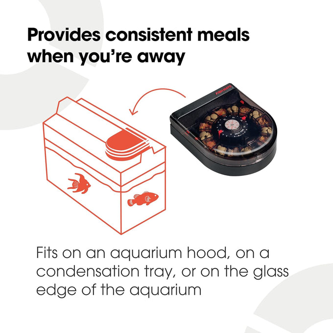 fish mate f14 automatic aquarium feeder for 14 meal timer control daily vacation use
