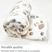 Premium Flannel Paw Printed Pet Blanket for Dog Puppy Cat - Small, Brown, Pink, White