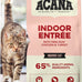 ACANA Dry Cat Food for Indoor Cats Indoor Entrée Chicken Turkey Whole Herring and Rabbit 4lb Bag