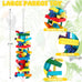 soulchen 4 pc extra large bird parrot toy set wooden chewing toys for large macaws african grey amazon parrots