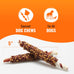Good 'n' Fun Triple Flavor Blasts - Chicken, Duck, and Beef Hide Chews for Dogs, 4 Ounces, Long-Lasting Snack